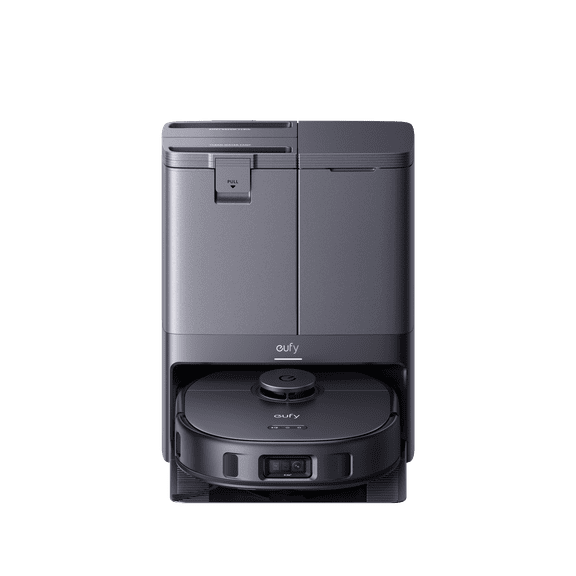 eufy restored X10 Pro Omni Robot Vacuum and Mop Combo, 8,000 Pa Suction, Dual Mops, Auto Mop Washing, Auto Drying, Self-Emptying（(Refurbished Acceptable）