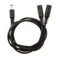 thumbnail image 2 of 3XDC Potencia 5.5x2.1 mm 1 enchufe masculino a 2 adaptador de divisor de cable de gato hembra 6 piezas, 2 of 8