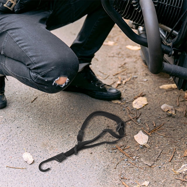 GOOHOCHY 2Ud Correa Elástica Para Casco Y Equipaje De Motocicleta Con Seguros
