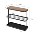 thumbnail image 5 of Yamazaki Home Storage Table, Black, Steel, Supports 22.2 pounds, No Assembly, 5 of 5