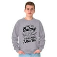 thumbnail image 5 of Outer Space Galaxy Adventure Cool UFO Sweatshirt for Men or Women Brisco Brands S, 5 of 6