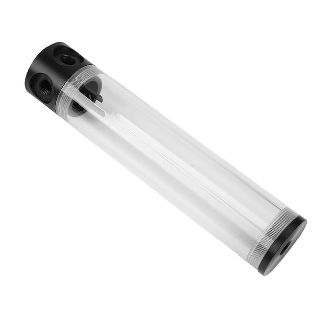 Computer Cooling Tank,50mm Diameter G1/4 Thread Water Cooling Tank Cylinder Water Tank Professional Grade