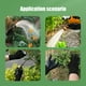 thumbnail image 4 of Guantes de jardinería de tamaño M TPE, multiusos, plantación, negro, 4 of 6