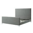 thumbnail image 6 of Cajetan Grey Linen Bed - Upholstered Queen, 6 of 9