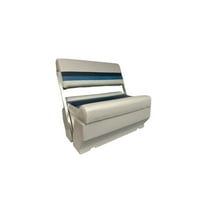 Premium Series Pontoon Flip Flop Seat Cushion Set W/BASE G/N/B 3013-3020ABDK