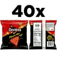 thumbnail image 2 of Doritos Flamin' Hot Nacho Flavor Tortilla Snack Chips, 40 Count 1 Ounce Bags, 2 of 7