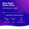 thumbnail image 2 of Zum Mist Room and Body Spray - Sea Salt - 4 fl oz (2 Pack), 2 of 7