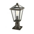 thumbnail image 5 of Z-Lite 579PHMR-533PM-ORB Outdoor Post Light Rubbed Bronze Stainless Steel + Aluminium Talbot, 5 of 5
