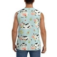 thumbnail image 4 of Disketp Cute Cows Sleeveless Tshirts For Men, Muscle Shirts For Men Dry Fit Tank Top-Large, 4 of 8
