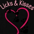 thumbnail image 2 of CafePress - Licks And Kisses Maternity Dark T Shirt - Maternity Dark T-Shirt, 2 of 3