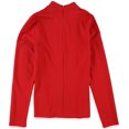 thumbnail image 2 of I.N.C Womens Cutout Mock-Neck Cold Shoulder Blouse, Red, X-Large, 2 of 2