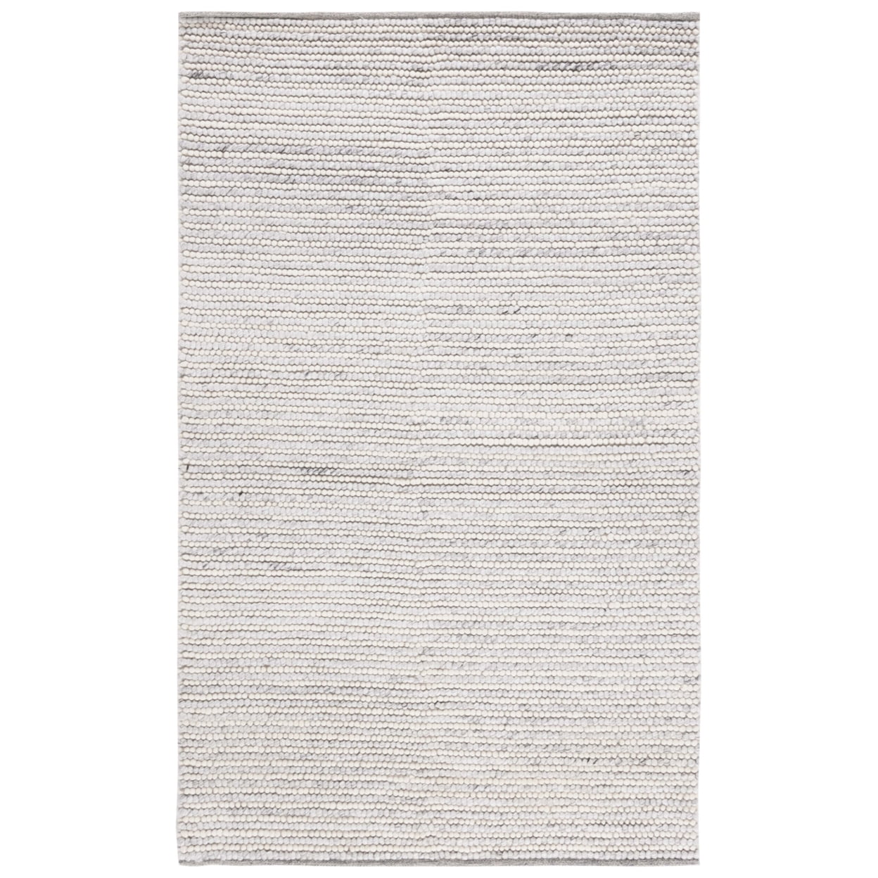 SAFAVIEH Martha Stewart Natura Striped Area Rug, Ivory/Light Grey, 5' x 8'