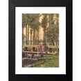 thumbnail image 2 of Edmund Blair Leighton 11x14 Black Modern Framed Museum Art Print Titled - The Trysting Place (1901), 2 of 5