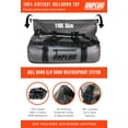 thumbnail image 3 of UNPLUG Waterproof Dry Duffel Bag 110L, Heavy Duty 1680D Large Travel Bag for Camping, Boating, Motorcycling and Hunting, Storm Grey, 3 of 7