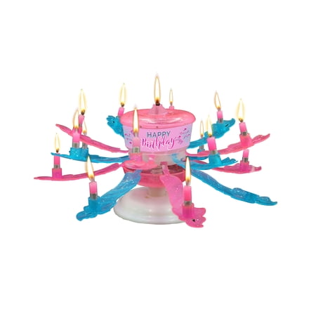 BEST PARTY EVER INCREDIBLE CANDLE, BIRTHDAY, PINK AND TEAL