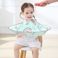 thumbnail image 2 of Lohuatrd Kids Haircut Cape Cartoon Pattern Waterproof Hair Cutting Cape Barber Shop Apron & Bib Foldable Umbrella Design to Hair Catch Hair Grooming Accessories for Boys Girls, 2 of 7