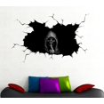 thumbnail image 2 of Pegatina, Halloween Coche Se Aferra Decoración Espeluznante Etiqueta Extraíble Grim Reaper Ventana Piso Calcomanías para Coche Fiesta Hogar Sala de Estar Decoración de Vidrio, Decoración de Halloween, 2 of 4