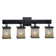thumbnail image 1 of Kenroy Home Casual 4 Light Vanity ,11 Inch Height, 28.5 Inch Width, 6 Inch Extension with Oil Rubbed Bronze Finish, 1 of 1