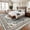 Blue, variant on YOUFORTONG Entryway 2x3 Washable Oriental Rug, Floral Distressed Waterproof Stain Resistant Non-Shedding Soft Carpet for Bathroom,Green
