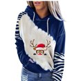 thumbnail image 1 of Jersey cálido de invierno para mujer, sudaderas informales de manga larga, prendas de vestir con capucha y cordón a la moda con bolsillos Pompotops gfhjh7910, 1 of 4