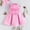 Pink, variant on Toddler Fall Dress Short Sleeves Pink Dress Girls Fall Dresses Dresses for Girls Christmas Dresses for Girls 12-18Months