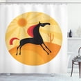 thumbnail image 1 of Ambesonne Horse Shower Curtain, Abstract Animal Desert, 69"Wx70"L, Multicolor, 1 of 3