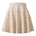 thumbnail image 1 of Falda de cintura alta, falda de paraguas para mujer, falda corta estampada, falda estampada, funcionalidad versátil, 1 of 6