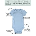 thumbnail image 2 of Honest Baby Clothing Baby Boy or Girl Gender Neutral Organic Cotton Short Sleeve Bodysuit, (Newborn-24 Months), 2 of 5