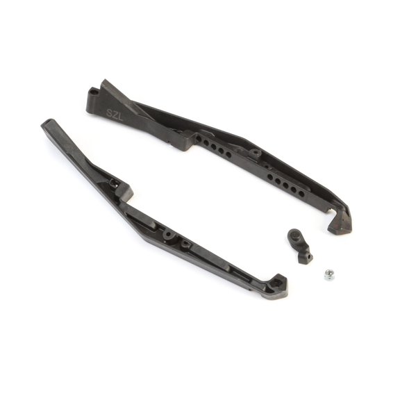 Team Losi Racing Mud Guard Set Stiffezel w/Fan Mount 22 5.0 TLR231075 Electric Car/Truck Option Parts