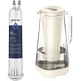 thumbnail image 1 of Glass Water Pitcher for Tap Water with Membrane and Activated Filter and Refrigerator Water Filter Combination, 1 of 8