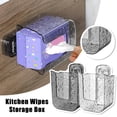 thumbnail image 2 of Suction Cup Wet Wipes Storage Box, Punch-free Bathroom Style Wipes Box, Storage Simple Box, 2 of 8