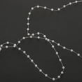 thumbnail image 3 of Rongfmy 5m Beige Pearl String Crafts Applique Beaded Chain Garland Wedding Ribbon, 3 of 9