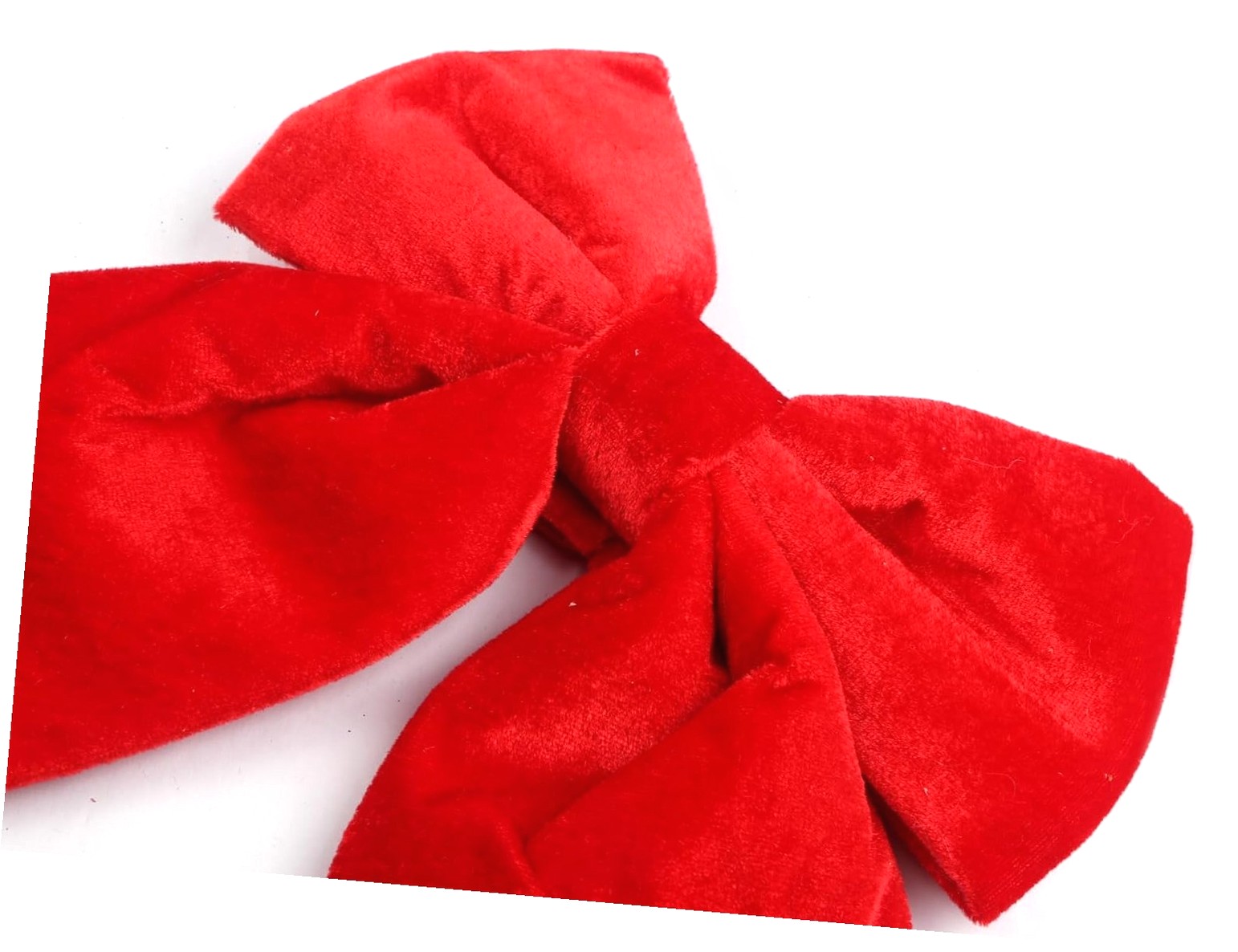 Fuliko Red Velvet Bow Topper Christmas Bow 12 Inch for Wreaths, Doors and Decor (2 Pack, 12 Inch)