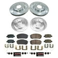 thumbnail image 2 of PowerStop Front and Rear Z23 Evolution Sport Carbon-Fiber Ceramic Brake Pad and Drilled & Slotted Rotor Kit Fits: HYUNDAI Select Models K9169, 2 of 3