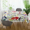 thumbnail image 6 of Coolnut Wildflowers Rectangle Tablecloth Waterproof Polyester Table Clothative Stain Resistant & Wrinkle Resistant Washable Table Cover for Dining Table/Party/Camping 60x90 Inch Decor Gift, 6 of 7