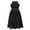 A Black, variant on iiniim Kids Girls Sleeveless Floral Lace Shiny Rhinestone Maxi Dress Birthday Party Formal Dance