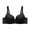 Black, variant on Push Up Bras for Women Full Coverage Plunge Underwire T-Shirt Bra Thin Padded Push Up Bra for Everyday Comfort, 38C-44C