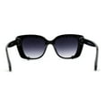 thumbnail image 3 of Super Dripping Huge Rhinestone Full Bling Cat Eye Sunglasses Black Smoke, 3 of 4