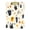 Gold, variant on Colorful Abstract Shapes 12.5x9in Clipboard, Durable Acrylic with Metal Clip and Wall Hook for Office or Classroom
