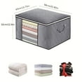 thumbnail image 4 of 3pcs Reinforced Non-Woven Clothing Storage Bag with Clear Window - Large Capacity, 4 of 5