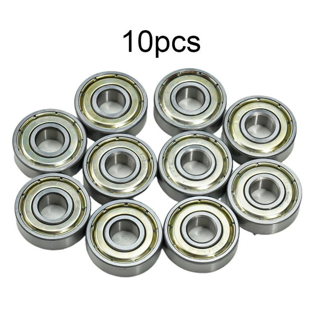 10 Pcs Replacement Skateboard Bearings 608 zz (ABEC-7)- Double Shielded
