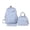 Blue, variant on EDFRWWS 3Pcs Nylon Polka Dot Bow Backpack with Lunch Box And Pencil Case Students Bookbags Sets Large Capacity (Black)