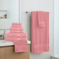 thumbnail image 7 of KAHAF COLLECTION 6 Piece Towel Set Pink – 100% Ringspun Cotton Soft & Highly Absorbent – Includes 2 Bath Towels, 2 Hand Towels & 2 Washcloths – Quick Dry, Durable, and Luxurious Bathroom Ess, 7 of 7