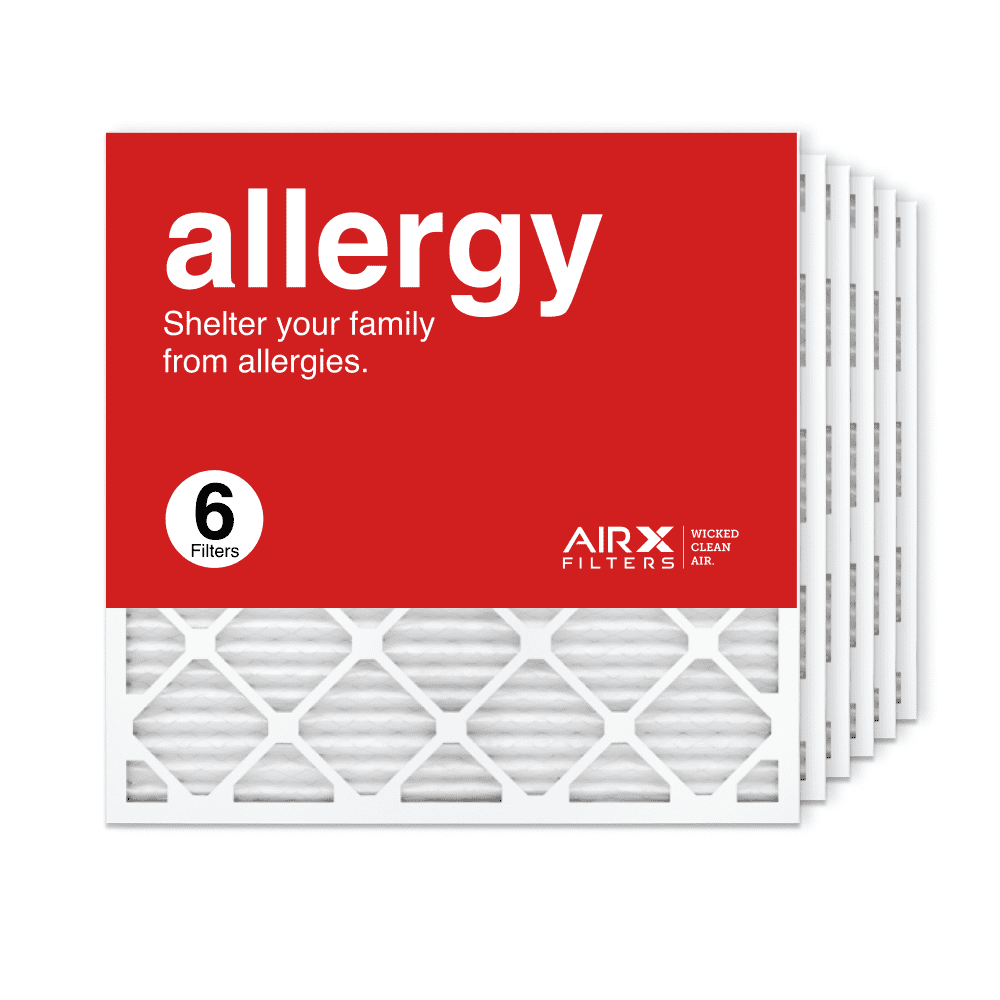 Made in the USA Health 6-Pack AIRx Filters 25x25x1 Air Filter MERV 13 Pleated HVAC AC Furnace Air Filter 