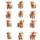 thumbnail image 2 of Colgante navideño de dibujos animados de vaca Haila, adornos navideños para el hogar, adorno colgante para árbol de Navidad 2023, regalo de Año Nuevo 2024, suministros para fiestas, 2 of 5