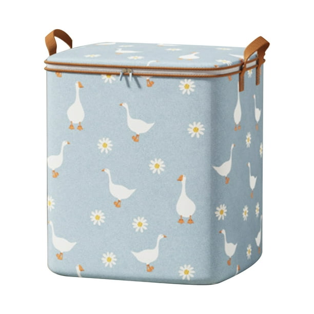 Bolsa de almacenamiento para ropa, edredones y mantas. Bolsa de mudanza de gran capacidad para dormitorio o casa. Bolsa de equipaje plegable con asas reforzadas. Almacenamiento con cremallera de tela
