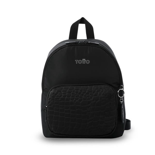 TOTTO Mochila Extra chica para Mujer | Escuela - Oficina - Viaje | 7 L BALTRA negro Extra chica