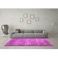 thumbnail image 3 of Ahgly Company Indoor Rectangle Abstract Pink Contemporary Area Rugs, 7' x 9', 3 of 4