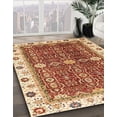 thumbnail image 2 of Ahgly Company Indoor Square Abstract Yellow Oriental Area Rugs, 5' Square, 2 of 6