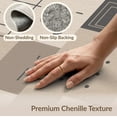 thumbnail image 6 of ODIKA 6'x9' Gray Beige Geometric Modern Design Washable Area Rug Contemporary Abstract Pattern with Charcoal for Family Room, Living Mater Bedroom, Non-Slip, Easy Care, 6 of 7